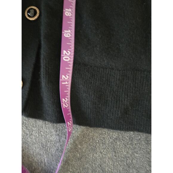 Johnny Was Wool Cashmere Embroidered Floral Vista Faux Fur Collar Cardigan Sz S - Picture 13 of 16